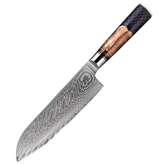 damascus steel santoku knives santoku damascus knives