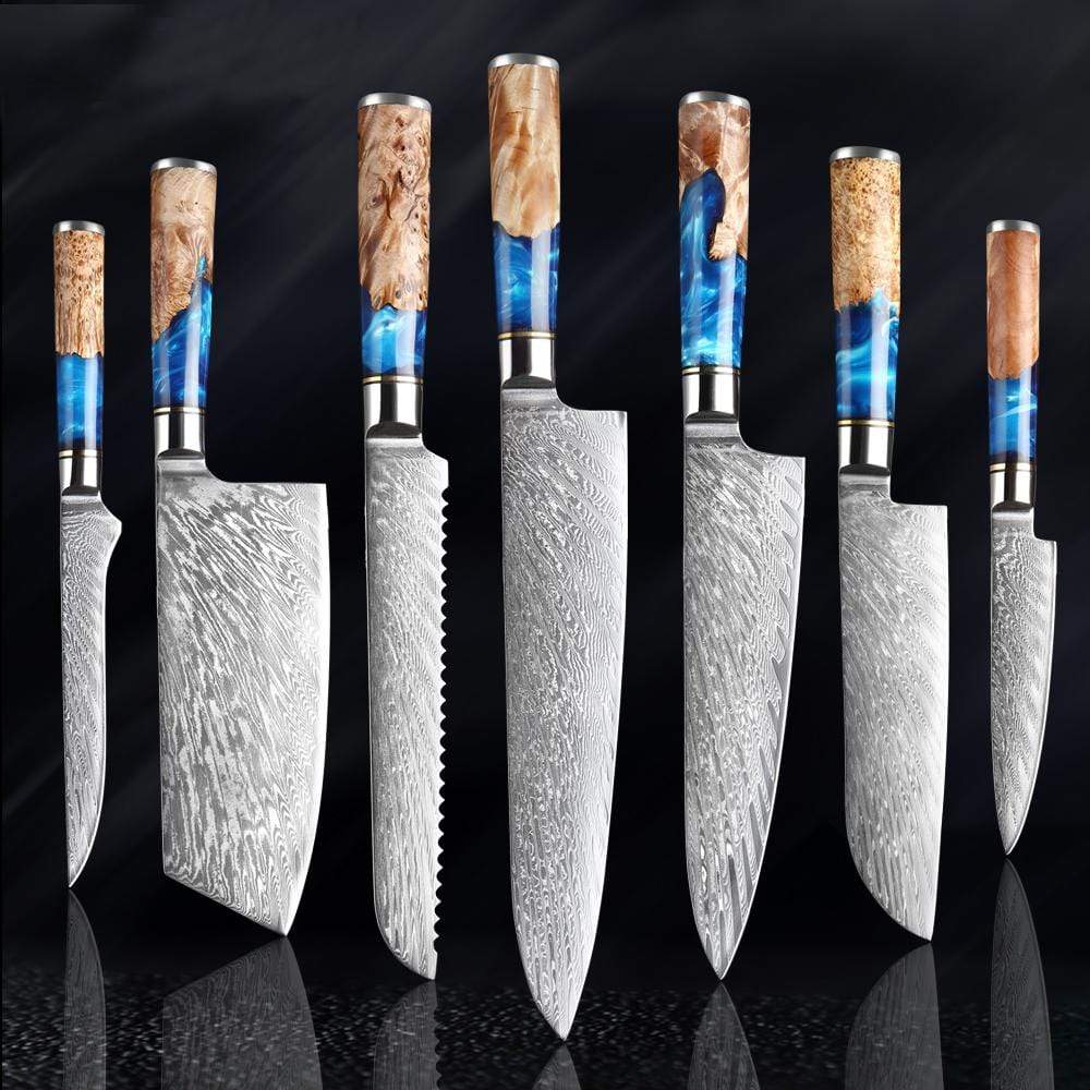 damascus vg10 best damascus chef knife set